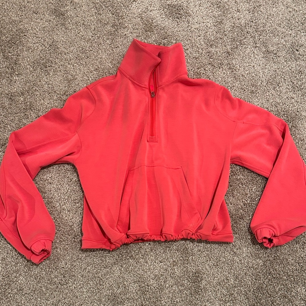 Lululemon Brushed Softstreme Half Zip Sweatshirt